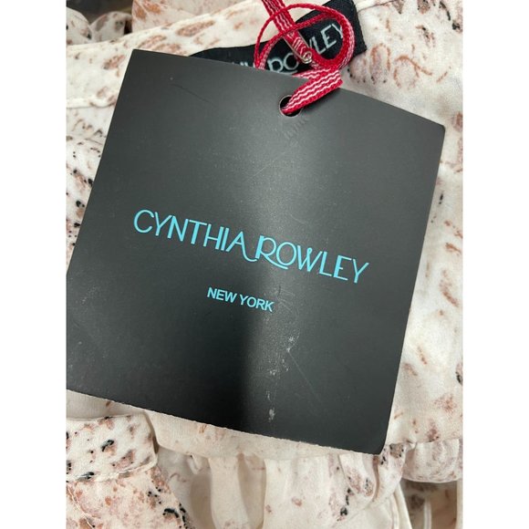 NWT Cynthia Rowley Button Down Casual Light Brown Size XL Women's Blouse - Picture 6 of 9